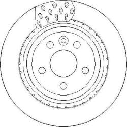 Delphi Frana disc Disc frana Delphi BG4240C - compatibil Volvo (DELPHIBG4240C)