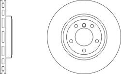 Delphi Frana disc Disc frana Delphi BG3830 - compatibil Bmw (DELPHIBG3830)