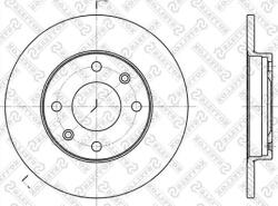 Ferodo Frana disc Disc frana Ferodo DDF059 - compatibil Peugeot, Citroën (FERODODDF059)