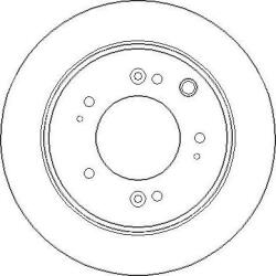 Delphi Frana disc Disc frana Delphi BG4331 - compatibil Kia, Mitsubishi (DELPHIBG4331)