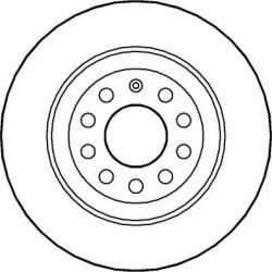 Delphi Frana disc Disc frana Delphi BG3956C (DELPHIBG3956C)