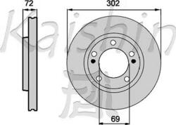 Delphi Frana disc Disc frana Delphi BG4136 (DELPHIBG4136)