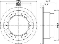 Delphi Frana disc Disc frana Delphi BG9069 (DELPHIBG9069)