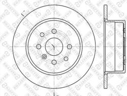 FEBI Bilstein Frana disc Disc frana FEBI Bilstein 02553 - compatibil Chevrolet, Vauxhall, Opel - FEBI Bilstein (FEBIBILSTEIN02553)