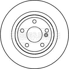Delphi Frana disc Disc frana Delphi BG4558C - compatibil Mercedes-Benz, Infiniti (DELPHIBG4558C)