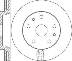 Delphi Frana disc Disc frana Delphi BG9957 - compatibil Audi, Nissan, Vw (DELPHIBG9957)