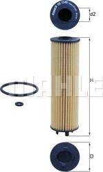 Mahle Filtru ulei Mahle OX 1340D (MAHLEOX1340D)