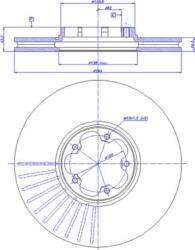 Bosch Frana disc Disc frana Bosch 0 986 478 303 (BOSCH0986478303)