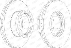 FEBI Bilstein Frana disc Disc frana FEBI Bilstein 10931 (FEBIBILSTEIN10931)