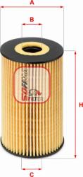 Sofima Filtru ulei Sofima S 5106 PE - compatibil Audi, Seat, Vw, Skoda - Sofima-S 5106 PE (SOFIMAS5106PE)
