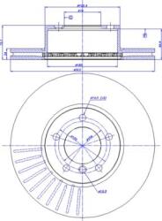FEBI Bilstein Frana disc Disc frana FEBI Bilstein 30541 (FEBIBILSTEIN30541)