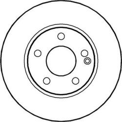 Delphi Frana disc Disc frana Delphi BG3845C (DELPHIBG3845C)