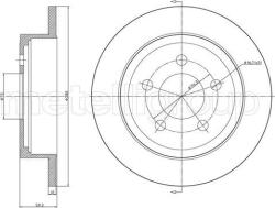 TRW DF6386 - Disc frana spate - stanga / dreapta - JEEP CHEROKEE. WRANGLER II 2.4 - 4.0 08.96 - 01.08 - TRW-DF6386 (TRWDF6386)