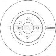 FEBI Bilstein Frana disc Disc frana FEBI Bilstein 24743 (FEBIBILSTEIN24743)