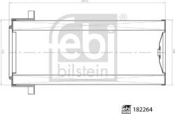 FEBI Bilstein Filtru aer FEBI Bilstein 182264 (FEBIBILSTEIN182264)