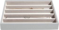 Stackers Casetă pentru bijuterii Stackers cu cinci compartimente classic gri pietros (74495)
