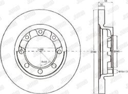 FEBI Bilstein Frana disc Disc frana FEBI Bilstein 10687 (FEBIBILSTEIN10687)