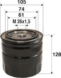 Valeo Filtru ulei Valeo 586032 - compatibil Mazda, Kia, Mitsubishi, Hyundai (VALEO586032)