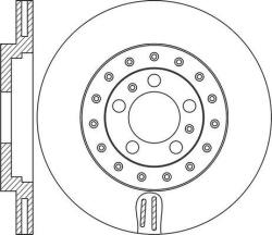 Delphi Frana disc Disc frana Delphi BG3958 - compatibil Audi, Vw (DELPHIBG3958)