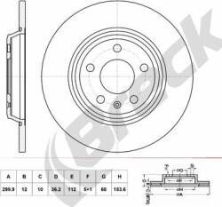 TRW Frana disc Disc frana TRW DF4848 (TRWDF4848)