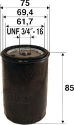 Valeo Filtru ulei Valeo 586068 - compatibil Rover, Opel, Vauxhall, Ford (VALEO586068)