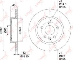 Bosch Frana disc Disc frana Bosch 0 986 479 645 - compatibil Opel, Vauxhall, Chevrolet - BOSCH-0 986 479 645 (BOSCH0986479645)