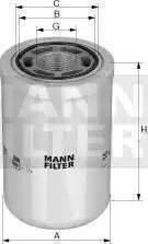 Mann-Filter Filtru ulei Mann-Filter WH 10 005 - compatibil At314164 - Mann-Filter-WH 10 005 (MANNFILTERWH10005)