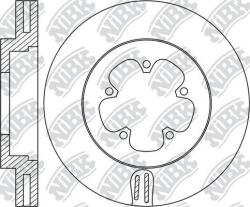 Ferodo Frana disc Disc frana Ferodo DDF2470-1 - compatibil Ford (FERODODDF24701)