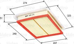 Valeo Filtru aer Valeo 585175 - compatibil Opel, Vauxhall (VALEO585175)