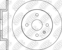 Ferodo Frana disc Disc frana Ferodo DDF1313C - compatibil Opel, Vauxhall (FERODODDF1313C)