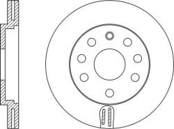 ATE Frana disc Disc frana ATE 24.0125-0119.1 (ATE24012501191)