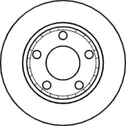 Delphi BG3785 - DISC FRANA - compatibil Audi. Vw - Delphi-BG3785 (DELPHIBG3785)