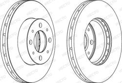 Delphi Frana disc Disc frana Delphi BG3839 (DELPHIBG3839)
