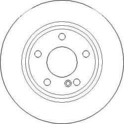 FEBI Bilstein Frana disc Disc frana FEBI Bilstein 43816 - compatibil Mercedes-Benz - FEBI Bilstein (FEBIBILSTEIN43816)