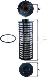 Mahle Filtru ulei Mahle OX 1152D - compatibil Ford, Daewoo, Iveco, New - MAHLE-OX 1152D (MAHLEOX1152D)