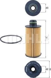 Mahle Filtru ulei Mahle OX 1219D (MAHLEOX1219D)