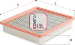 Sofima Filtru aer Sofima S 3D91 A - compatibil Chrysler, Lancia - Sofima-S 3D91 A (SOFIMAS3D91A)