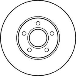 ATE Frana disc Disc frana ATE 24.0325-0117.1 - compatibil Ford, Volvo (ATE24032501171)