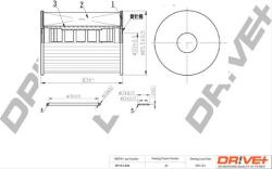 Dr! ve+ Filtru ulei Dr! ve+ DP1110.11. 0154 - compatibil Opel, Vauxhall, Chevrolet - Dr! ve+ (DRVEDP1110110154)