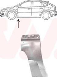 Van Wezel Elemente caroserie, Aripa, Bara protectie Aripa, piese Van Wezel 1863155 (VANWEZEL1863155)