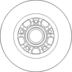 Renault Frana disc Disc frana Renault 432006028R - compatibil Nissan, Fiat, Renault, Opel (RENAULT432006028R)