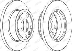 TRW Frana disc Disc frana TRW DF1593 (TRWDF1593)
