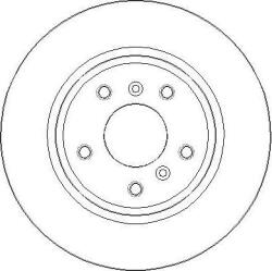 Delphi Frana disc Disc frana Delphi BG4807C (DELPHIBG4807C)