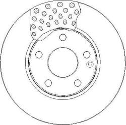 Ferodo Frana disc Disc frana Ferodo DDF2334C-1 - compatibil Mercedes-Benz (FERODODDF2334C1)