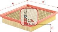 Sofima Filtru aer Sofima S 3D54 A - compatibil Dodge - Sofima-S 3D54 A (SOFIMAS3D54A)