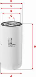 Sofima Filtru ulei Sofima S 3572 R - compatibil Ford - Sofima-S 3572 R (SOFIMAS3572R)
