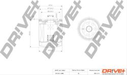Dr! ve+ Filtru ulei Dr! ve+ DP1110.11. 0089 - compatibil 2192565 - Dr! ve+ (DRVEDP1110110089)
