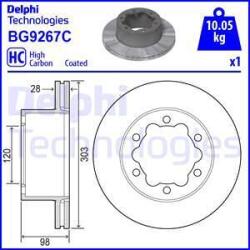 Delphi Frana disc Disc frana Delphi BG9267C (DELPHIBG9267C)
