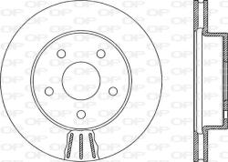 Ferodo Frana disc Disc frana Ferodo DDF1169C - compatibil Jeep (FERODODDF1169C)