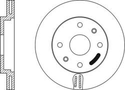 Delphi Frana disc Disc frana Delphi BG3574 (DELPHIBG3574)